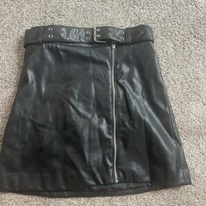 NWT H&M Leather Skirt